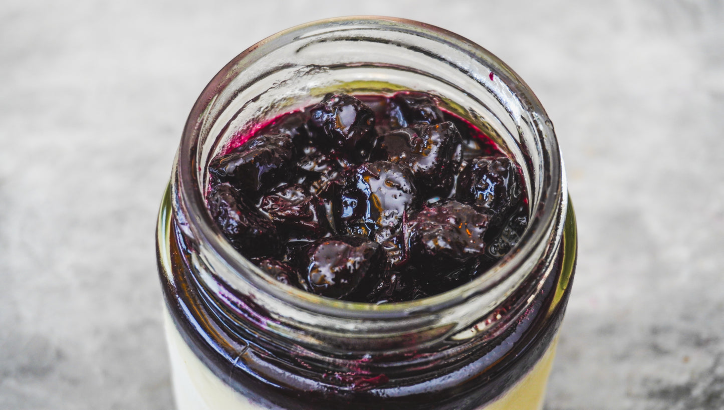 Blueberry Baked Yogurt