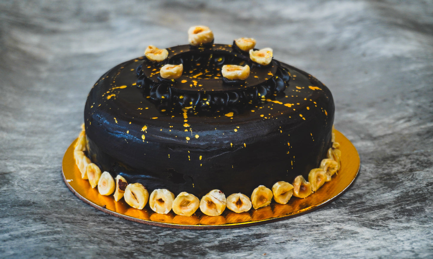 Vegan Chocolate Hazelnut Cake