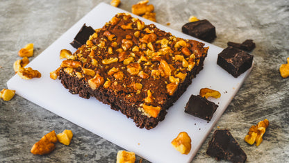 Vegan Chocolate Walnut Brownie